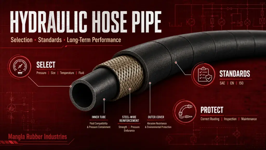 Hydraulic Hose Pipe: A Complete Industrial Guide to Selection, Standards, and Long-Term Performance